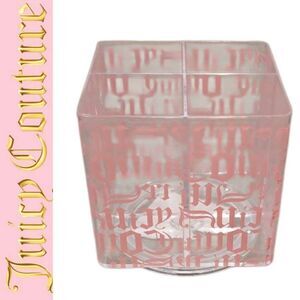Juicy Couture Home 4 Section Acrylic 360° Signature Logo Spinner